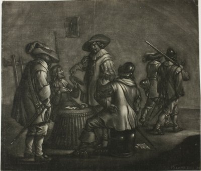 Gruppo di sei soldati da Wallerand Vaillant