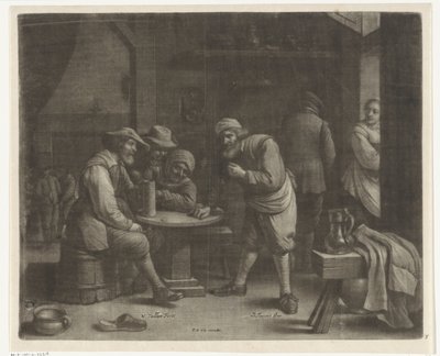 Scena di taverna da Wallerant Vaillant