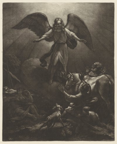 Annunciazione ai pastori da Wallerant Vaillant