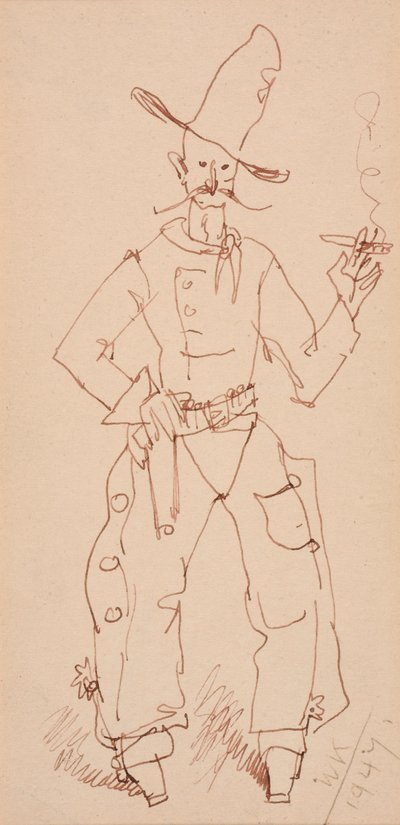 Il fumo del cowboy da Walt Kuhn