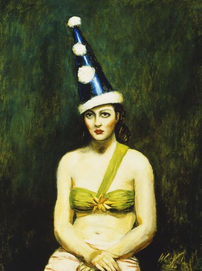 Ragazza con il cappello di Pierrot da Walt Kuhn
