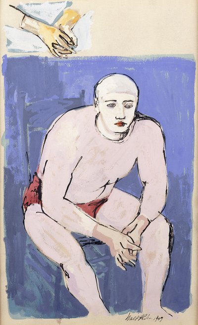 Clown Seduto da Walt Kuhn