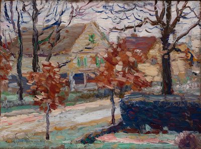 Vista di Melrose Street dal portico degli Spiers da Walt Kuhn