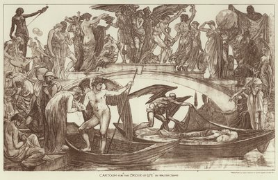 Cartone per "Il Ponte della Vita" (incisione) da Walter (after) Crane