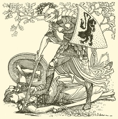 Da La Regina delle Fate di Spenser (incisione) da Walter (after) Crane