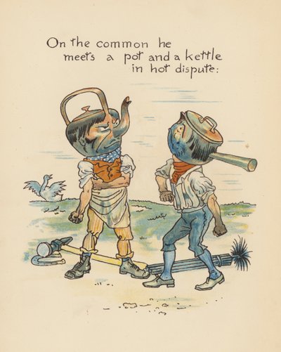 Illustrazione per Legends for Lionel di Walter Crane (litografia a colori) da Walter (after) Crane