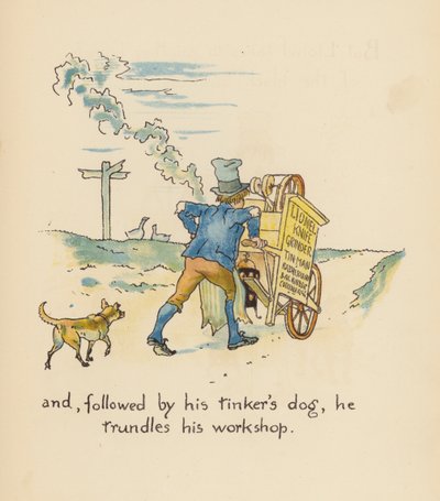 Illustrazione per Legends for Lionel di Walter Crane (litografia a colori) da Walter (after) Crane