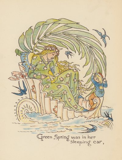 Illustrazione per Legends for Lionel di Walter Crane da Walter (after) Crane