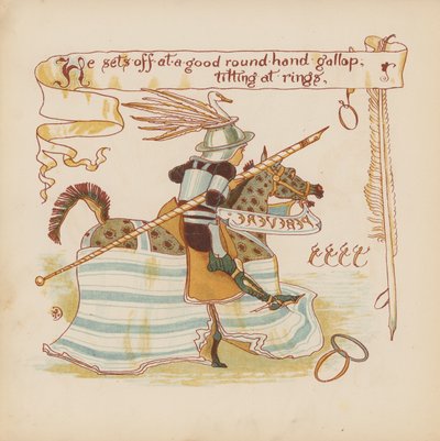 Illustrazione per Pothooks and Perseverance di Walter Crane da Walter (after) Crane