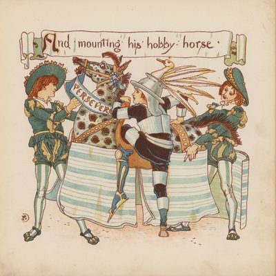 Illustrazione per Pothooks and Perseverance di Walter Crane da Walter (after) Crane