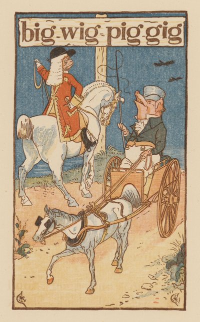 Pagina da The Golden Primer da Walter (after) Crane