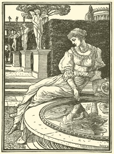 Principessa Fiorimonde (incisione) da Walter (after) Crane