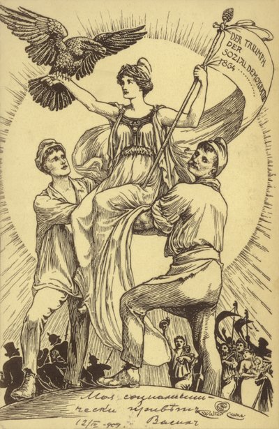 Il Trionfo della Democrazia Sociale da Walter (after) Crane