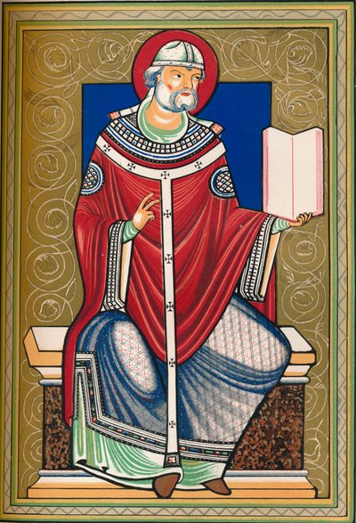 Santo con libro da Walter