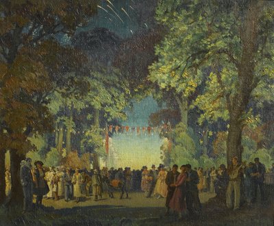 Notte di Carnevale, Memorial Park, Coventry da Walter Ashworth