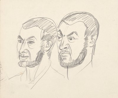 Due studi di ritratto da Walter Barwig