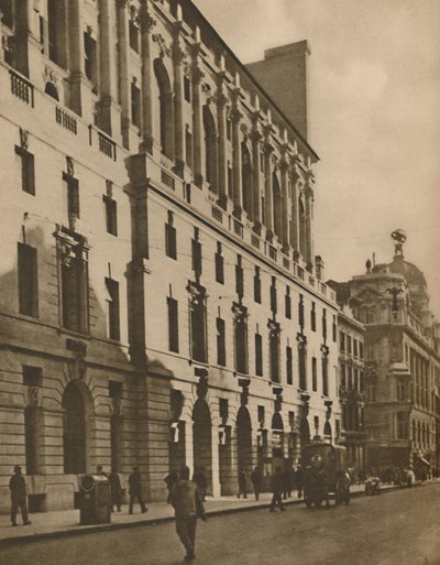 Edifici rappresentativi di New London in Moorgate Street da Walter Benington