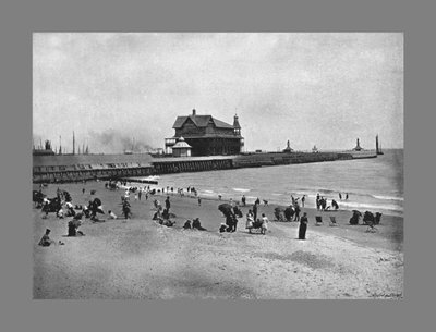 Il molo, Lowestoft, c. 1900 da Walter Boughton