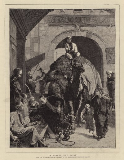 Un vicolo stretto, Il Cairo da Walter Charles Horsley