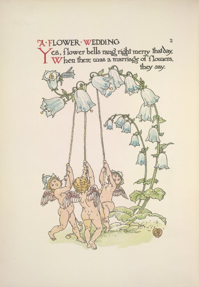 Un matrimonio floreale da Walter Crane