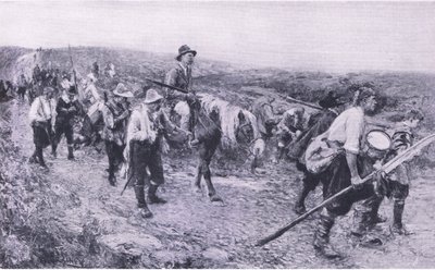Dopo Sedgemoor, illustrazione da British Battles on Land and Sea, 1915 da Walter Crane