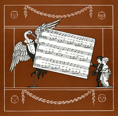 Il gatto e il violino da Walter Crane