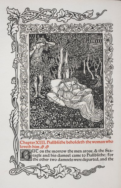 Capitolo XIII. Hallblithe vede la donna che lo ama da Walter Crane