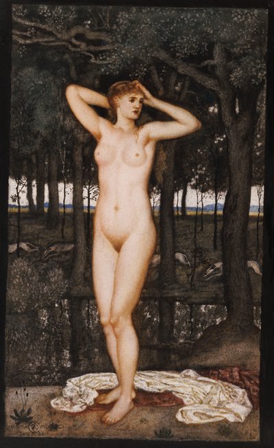 Diana al bagno, 1872 da Walter Crane