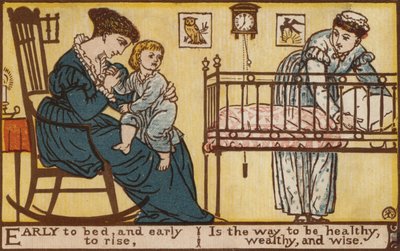 Presto a letto e presto a sorgere da Walter Crane