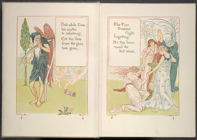 Il Tempo e le quattro stagioni da Walter Crane