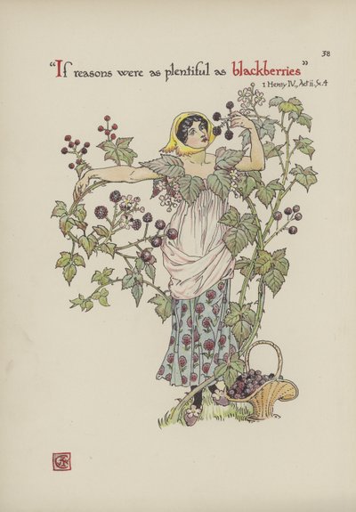 Fiori dal giardino di Shakespeare da Walter Crane