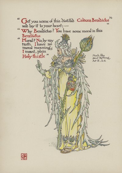 Fiori dal giardino di Shakespeare da Walter Crane