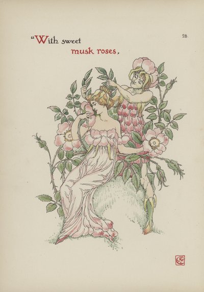 Fiori dal giardino di Shakespeare da Walter Crane