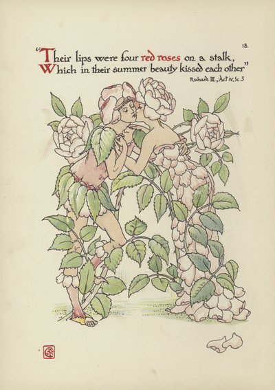 Fiori dal giardino di Shakespeare da Walter Crane