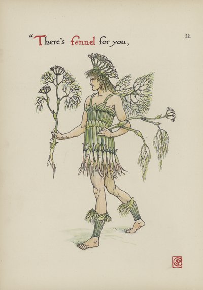 Fiori dal giardino di Shakespeare da Walter Crane
