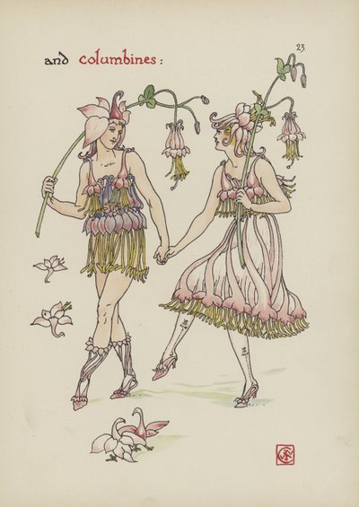Fiori dal giardino di Shakespeare da Walter Crane