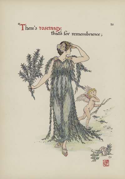 Fiori dal giardino di Shakespeare da Walter Crane