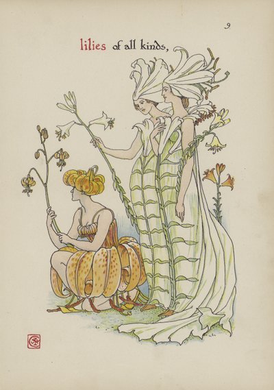 Fiori dal giardino di Shakespeare da Walter Crane