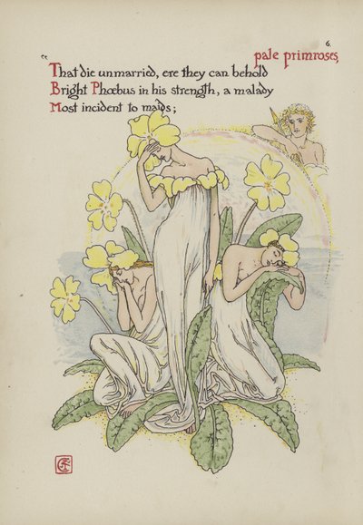 Fiori dal giardino di Shakespeare da Walter Crane