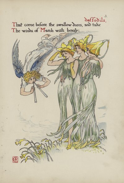 Fiori dal giardino di Shakespeare da Walter Crane