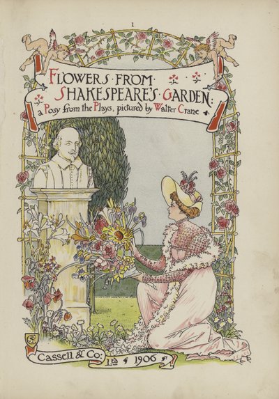 Fiori dal giardino di Shakespeare da Walter Crane