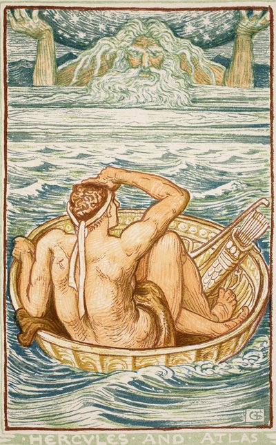 Ercole e Atlante, illustrazione da 