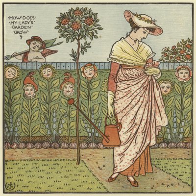 Come cresce il giardino della mia signora da Walter Crane