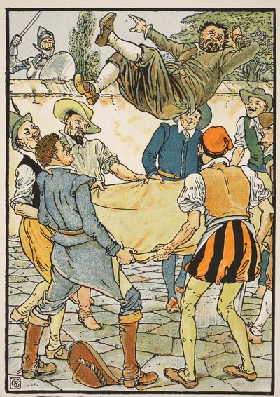 Come Sancho ha pagato il conto, illustrazione da 