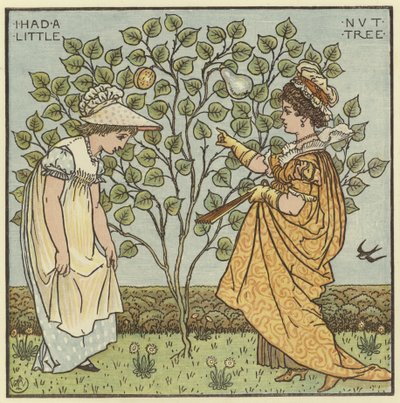 Avevo un piccolo albero di noci da Walter Crane