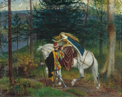 Illustrazione per La Belle Dame sans Merci di John Keats da Walter Crane