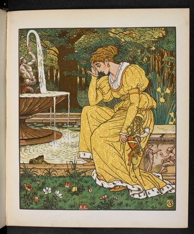 Illustrazione per il Principe Ranocchio da Walter Crane
