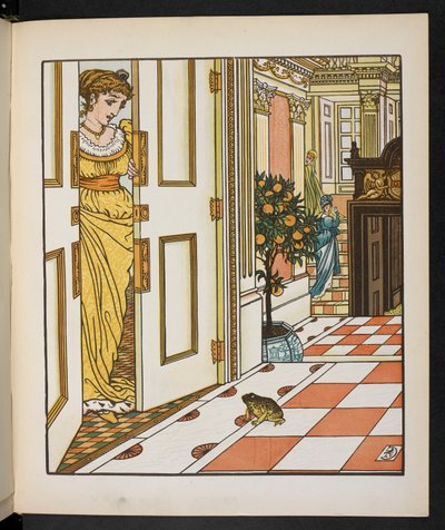 Illustrazione per Il Principe Ranocchio da Walter Crane