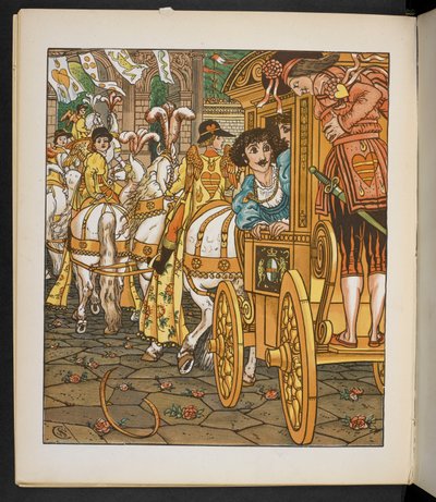 Illustrazione per il Principe Ranocchio da Walter Crane