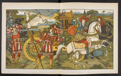 Illustrazione per la Cerva nel bosco da Walter Crane